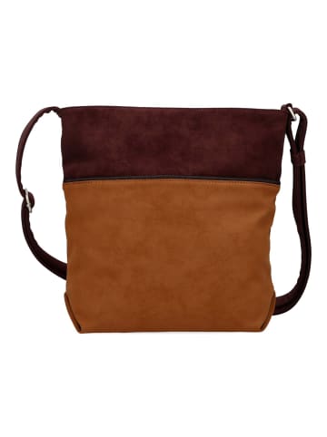 Zwei Jana Umhängetasche 29 cm in nubuk cognac