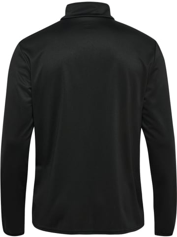 Hummel Trainingsjacke "Hmlessential Half-Zip" in Schwarz