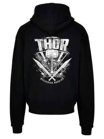 F4NT4STIC Ultra Heavy Hoodie Marvel Thor Ragnarok Thor Hammer Logo in schwarz