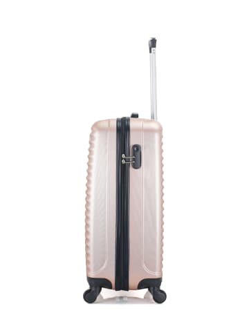 Hero Mittelgroßer Hartschalenkoffer TANGRA in Rosa (64L)