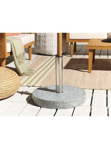Beliani Zubehör für Sonnenschirme CEGGIA in Grau/Silber - (W) 45 x (H) 36 x (L) 45 cm