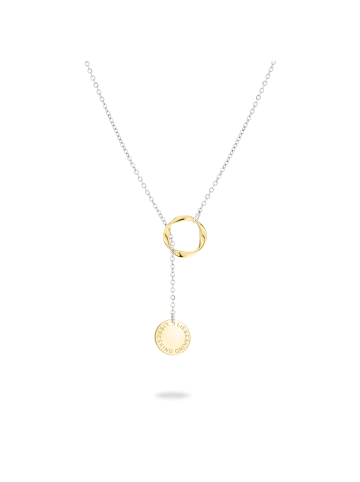 LIEBESKIND BERLIN Halskette The Organic Twist in bicolor silber / gold