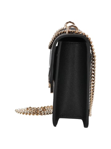 Seidenfelt Roros - Schultertasche 21 cm (soft cream) in schwarz gold