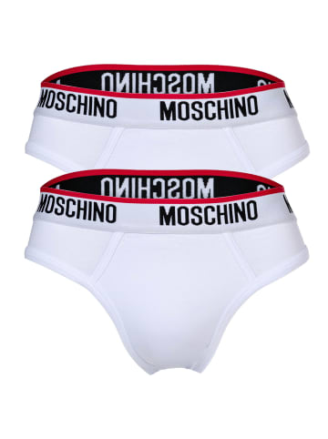 Moschino Slip 2er Pack in Weiß