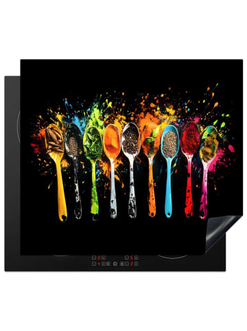 KitchenYeah Herdabdeckplatte Löffel Kräuter