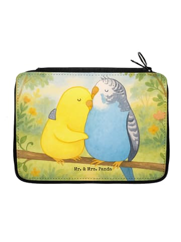 Mr. & Mrs. Panda Federpenal Wellensittich Liebe Design ohne Spruch in Weiß