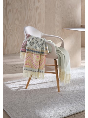 Hessnatur Hessnatur Lambswool Mix Plaid TERANI aus Bio-Lambswool mit Bio-Baumwolle in samtblau