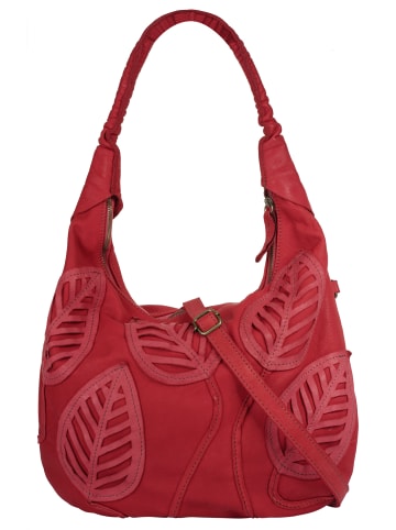 Samantha Look Shopper echt Leder in rot