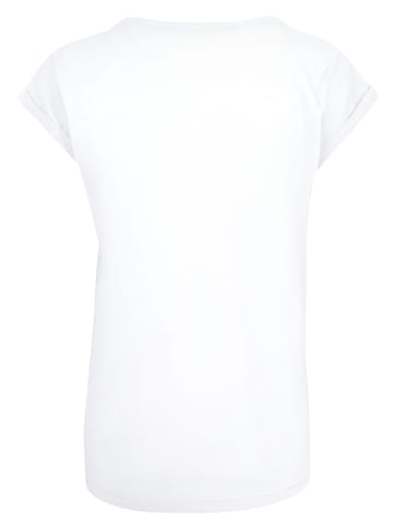 F4NT4STIC Extended Shoulder T-Shirt Boo Crew Halloween in weiß