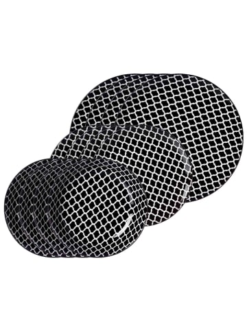 Ritzenhoff & Breker 12er Set Teller-Set Takeo Swing in schwarz-weiß