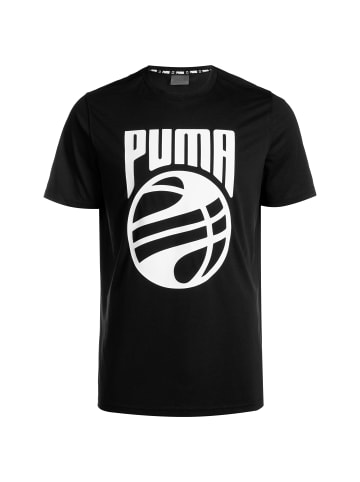 Puma T-Shirt Posterize in schwarz / weiß