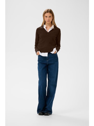 InWear Strickpullover YenahIW Classic fit in Coffee Brown Melange