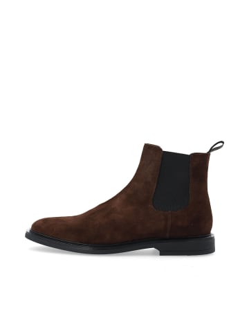 Bianco Wildlederstiefelette in DarkBrown
