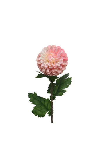 MARELIDA Kunstblume Dahlie in rosa - H: 75cm