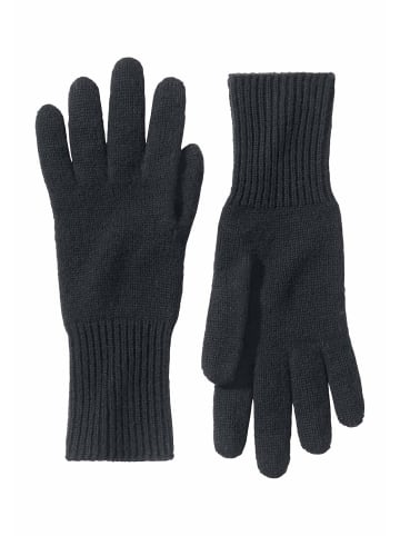 Hessnatur Strick Handschuhe in schwarz