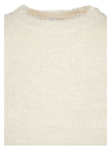Urban Classics Urban Classics Damen Ladies Cropped Feather Sweater in whitesand