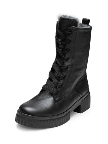 VITAFORM Softnappaleder Stiefeletten in schwarz