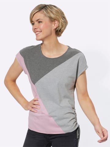 WITT WEIDEN Shirt in anthrazit-rosé
