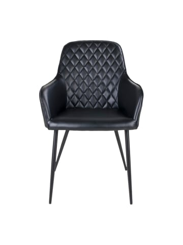 ebuy24 Esszimmerstuhl Hasse Schwarz 2er Set