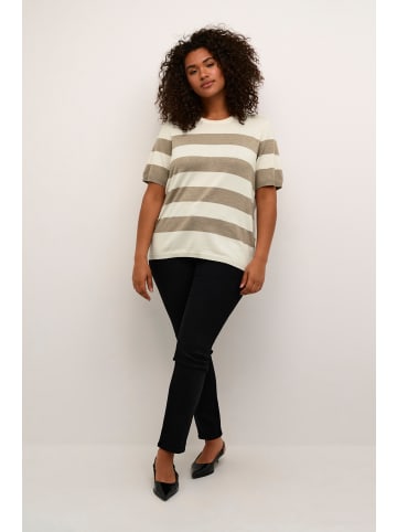 KAFFE curve Strickpullover KClizzy Regular fit in Chinchilla M/Turtle.BoldStripe