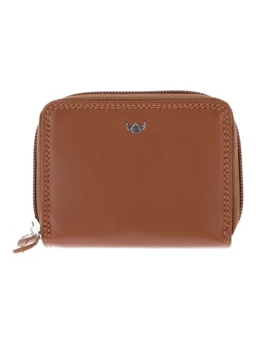 Golden Head Polo Kreditkartenetui RFID Leder 10 cm cognac