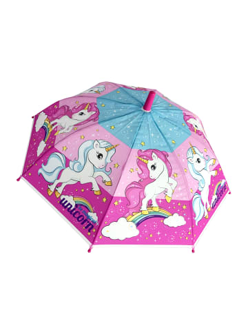 Einhorn Regenschirm in Pink