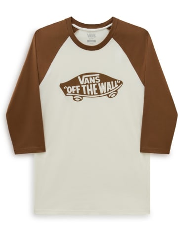 Vans T-Shirt "Style 76 Raglan" in Weiß