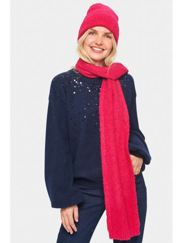 SAINT TROPEZ Tuch AgitaSZ Gerade Passform in Bright Rose Melange