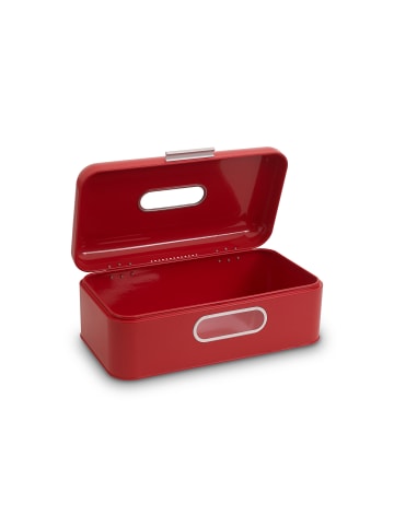Echtwerk Metall Brotkasten "Retro" 17 l in Rot