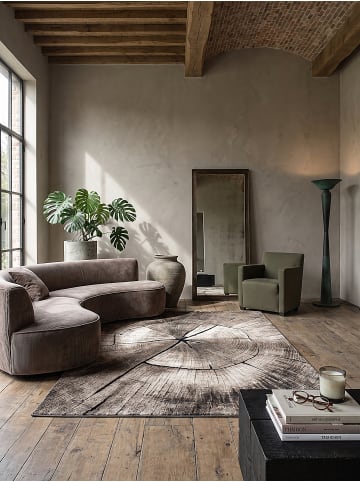 KADIMA DESIGN OGLIO Teppich Kurzflor Natur 120x170 Abstrakt Polypropylen Wohnzimmer in Natur