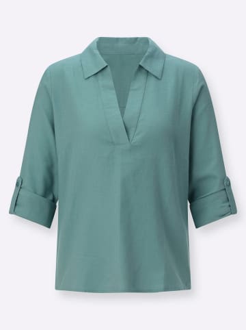 WITT WEIDEN Flanell-Bluse in jade