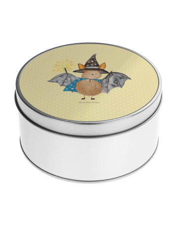 Mr. & Mrs. Panda Teedose Fledermaus Zauberer ohne Spruch in Gelb Pastell