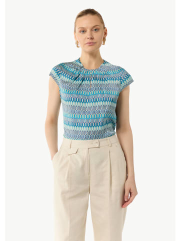 comma Bluse in 62A6_pastelltürkis