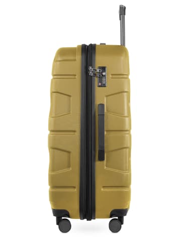 Hauptstadtkoffer X-Kölln - großer Hartschalenkkoffer Erweiterung TSA 76cm 120L in Herbstgold