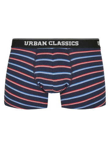 Urban Classics Boxershorts in neon stripe aop+boxer blue+wht