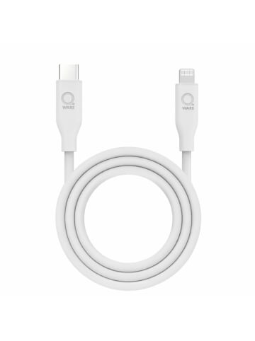 COFI 1453 USB-C kompatibel mit iPhone Kabel – 18W 1 Meter Lade- und Datenkabel in Weiß