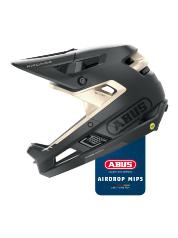 ABUS Fahrradhelm AirDrop MIPS in black gold