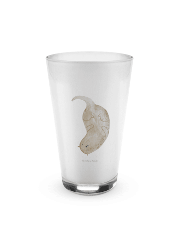 Mr. & Mrs. Panda Trinkglas Otter Kopfüber ohne Spruch in Transparent