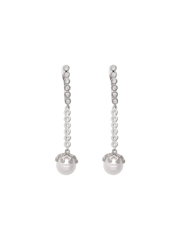 faina Women Earrings in Silver White