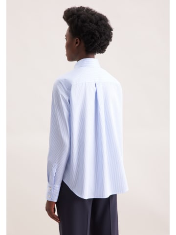 Seidensticker Hemdbluse Regular in Mittelblau