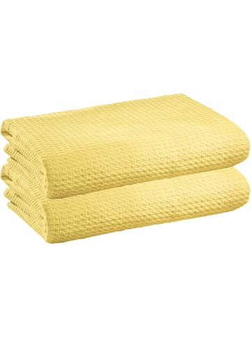 Erwin Müller Baumwolle Sommer-Decke 2er-Pack Siena in gelb