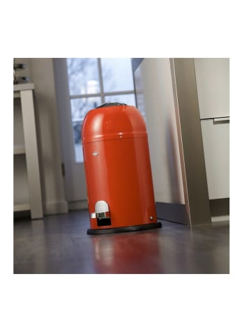WESCO Mülleimer Kickmaster in rot