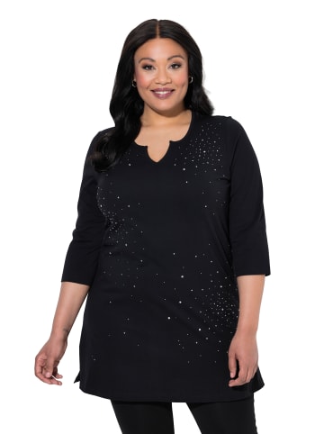Ulla Popken Longshirt in schwarz