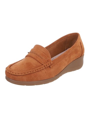 Ital-Design Halbschuh in Camel