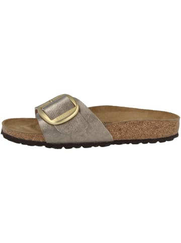 Birkenstock Pantolette Madrid Big Buckle Birko-Flor Schmal in braun