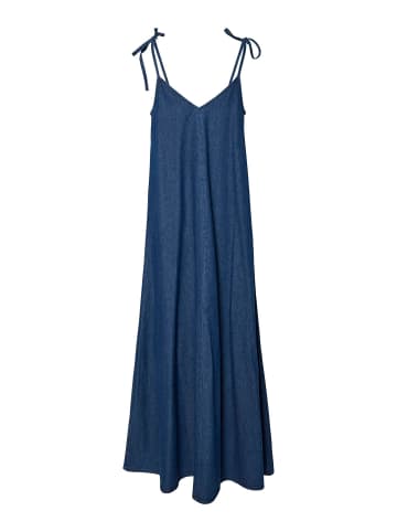 Pieces Jeanskleid in Medium Blue Denim