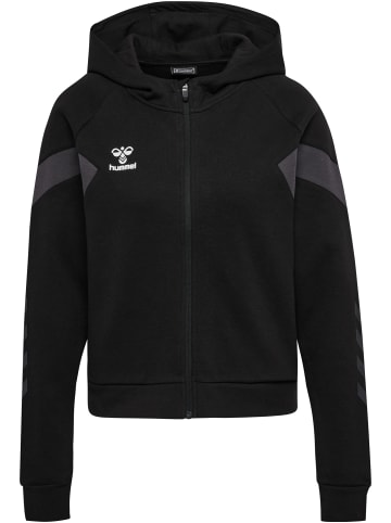 Hummel Hoodie Mit Reißverschluss Hmltravel Zip Hoodie Woman in BLACK