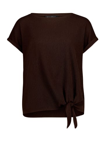 Betty Barclay Halbarm-Shirt mit Schleifenknoten in Light Maroon