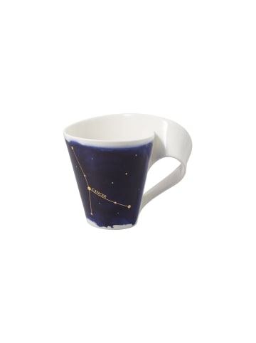 Villeroy & Boch Tasse Krebs NewWave Stars 300 ml weiß-blau in weiß-blau