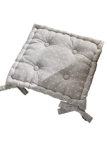 Today Stuhlkissen CONSTANCE, Baumwolle in Grau, (B) 40 x (H) 6 x (L) 40 cm